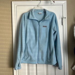 Fairly new light blue Columbia jacket